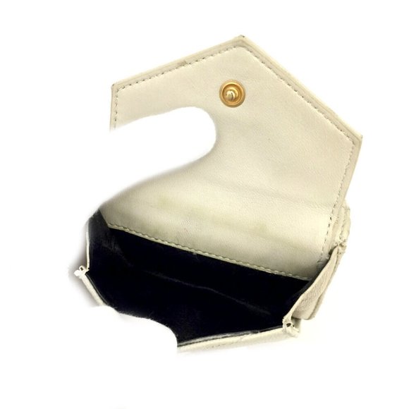 0404188 Saint Laurent Cassandra Leather Mini Trifold Wallet - Picture 7 of 8